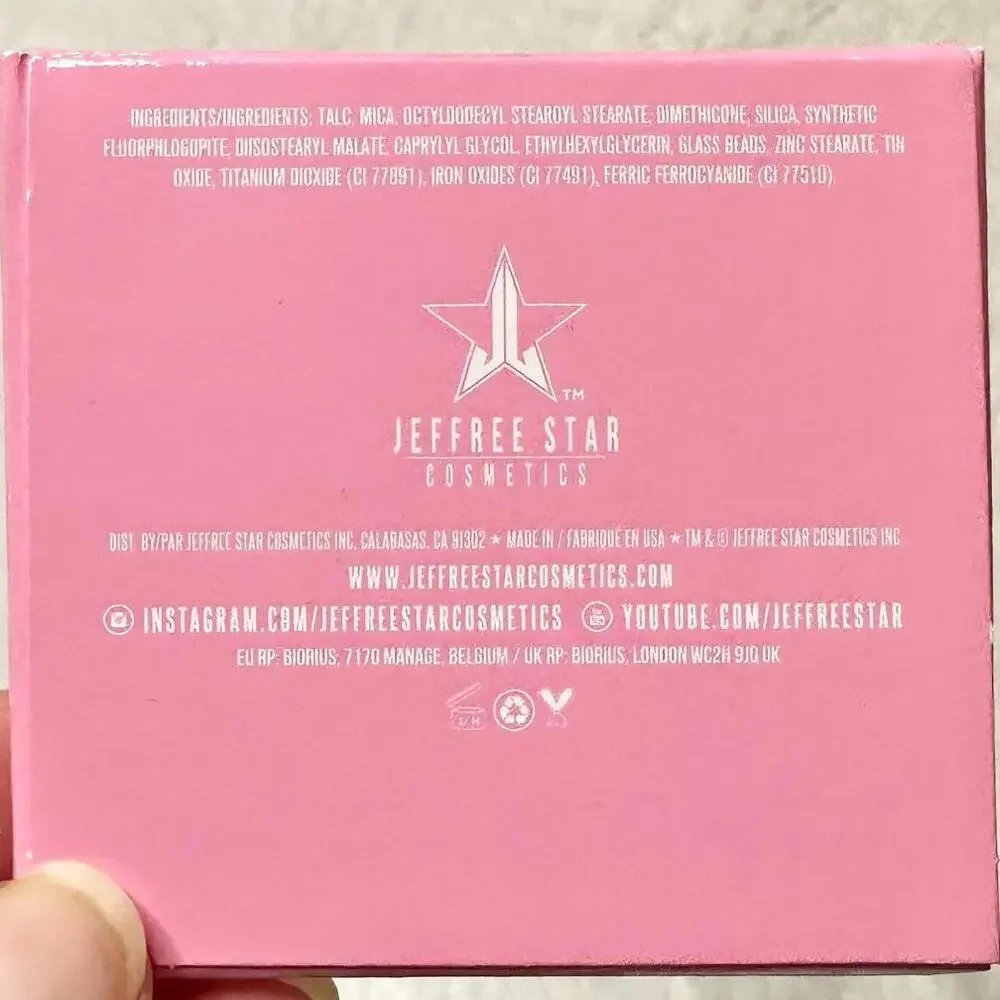NIB Jeffree Star Pressed Pigment Artistry Single in Fresh Meat 1.5g